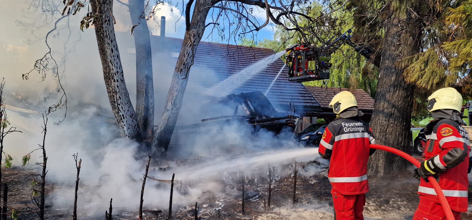 Einsatz: Brand im Garten